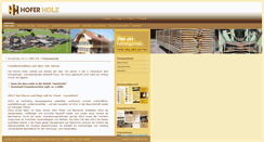 Desktop Screenshot of hoferholz.ch